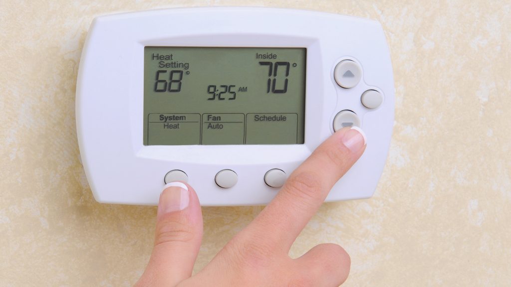 Smart thermostat for energy efficiency and conservation