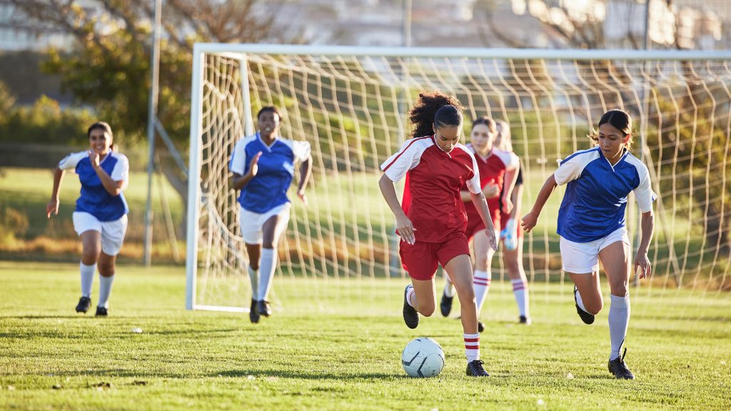 Children Playing Soccer