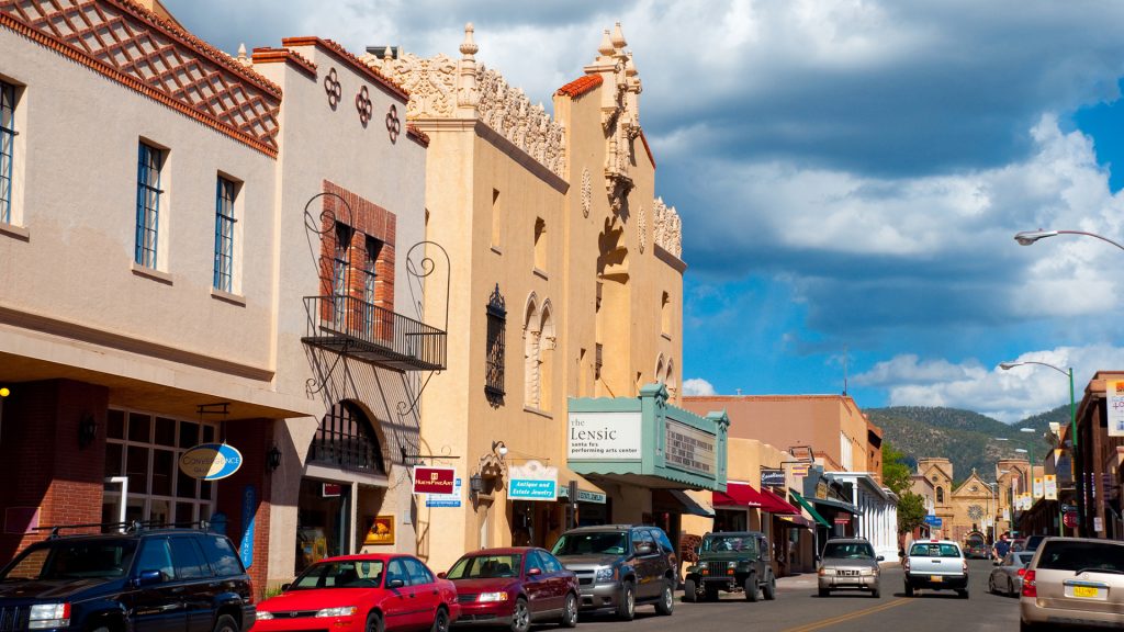 Santa Fe New Mexico Downtown