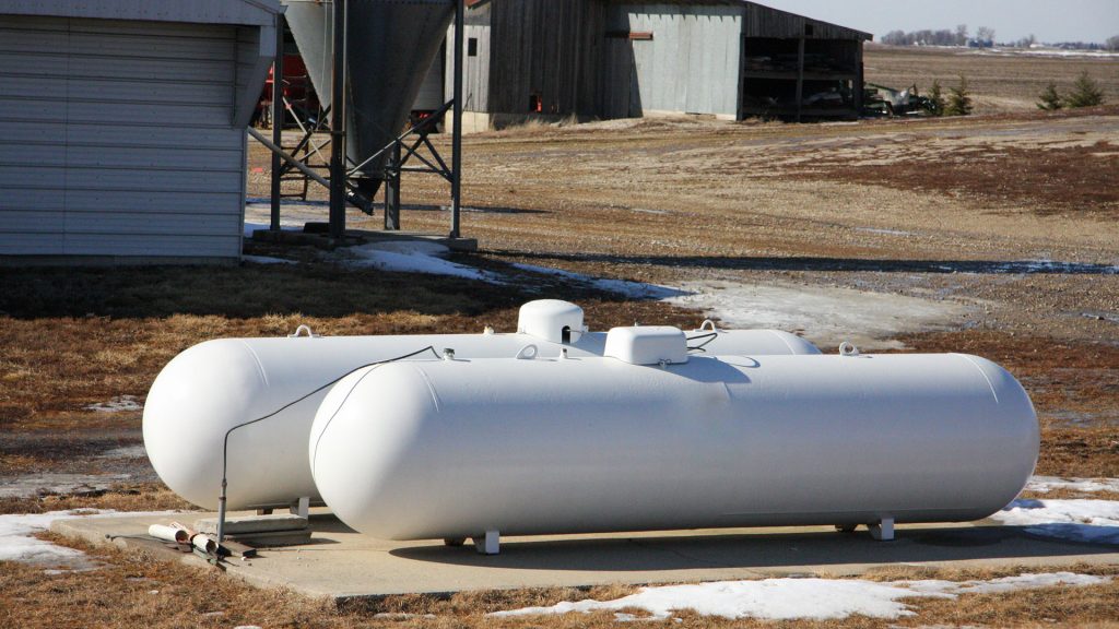 Propane Tanks in the Winter
