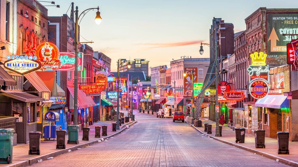 Memphis Tennessee Beale Street Blues Clubs