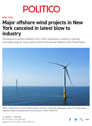 Politico Article on Wind